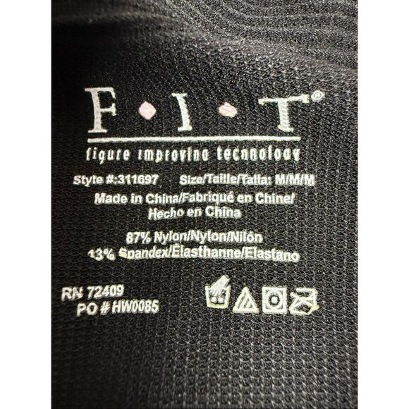 FIT Ultimate Longline Enhancer, Color Black, Size M - Picture 2 of 9